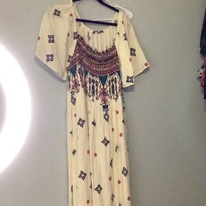 Bloomchic Cream Dress